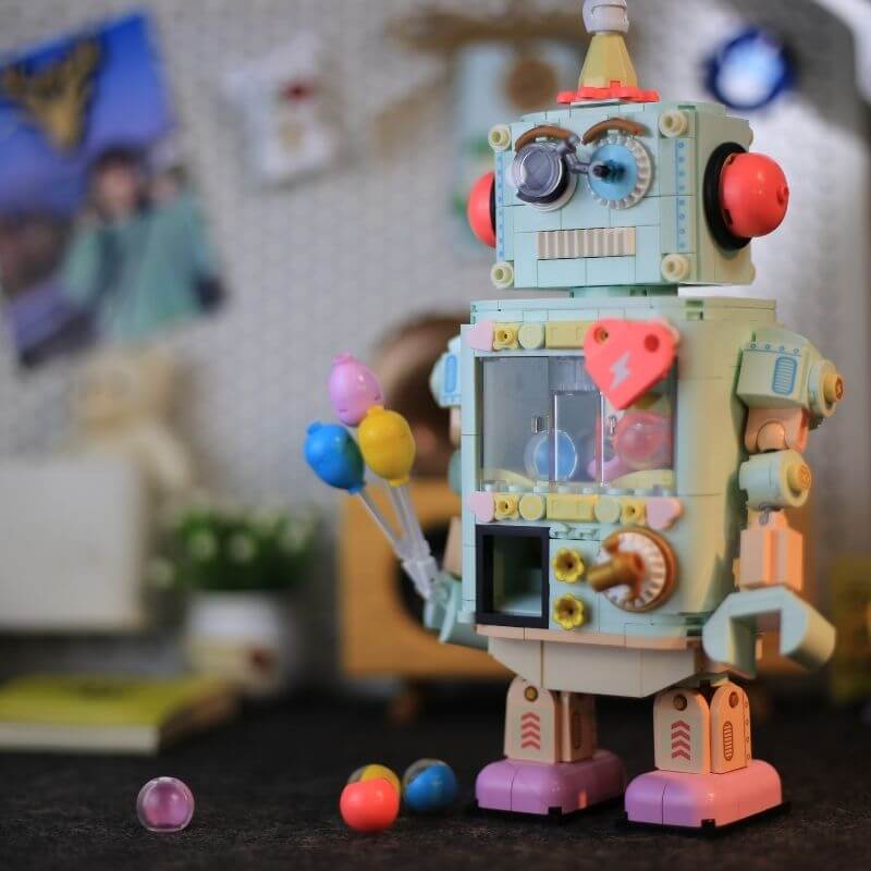 Vintage Gumball Machine Robot