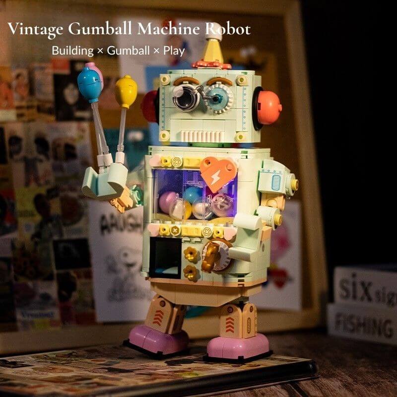 Vintage Gumball Machine Robot