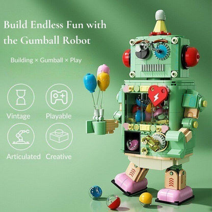 Vintage Gumball Machine Robot