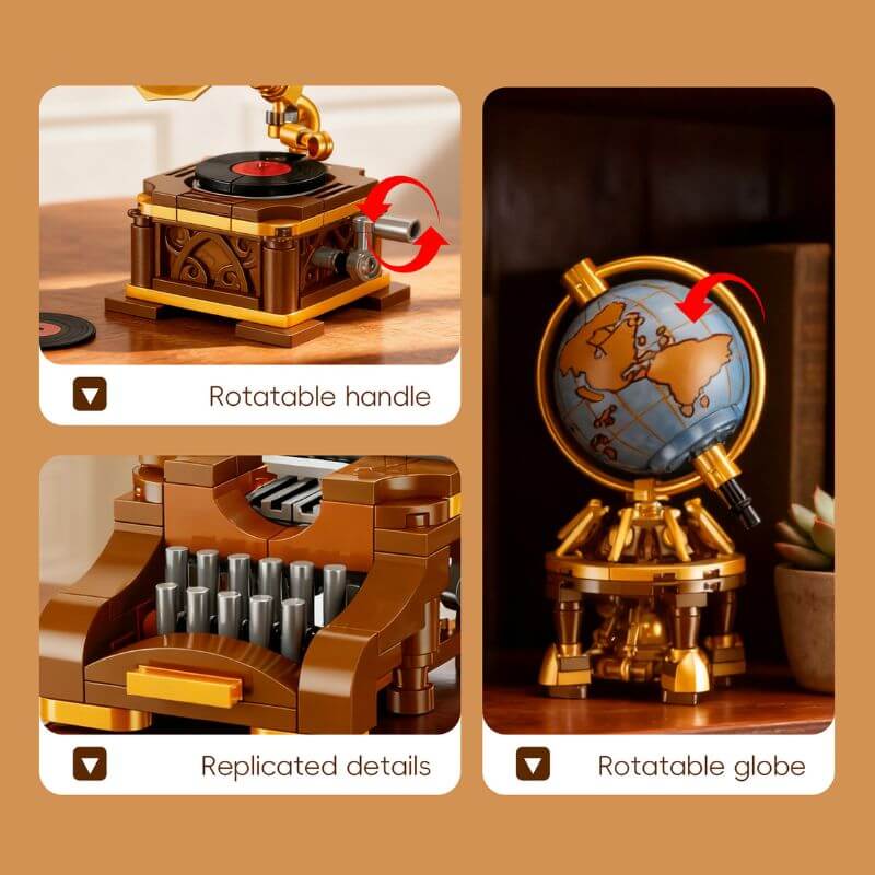 Retro Home Decorations（6 pieces）