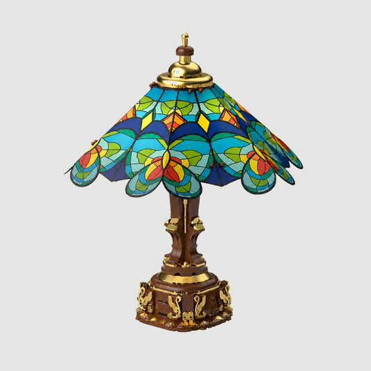 Butterfly Stained Glass Lamp
