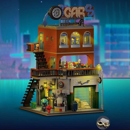 Auto Repair Shop Building Set