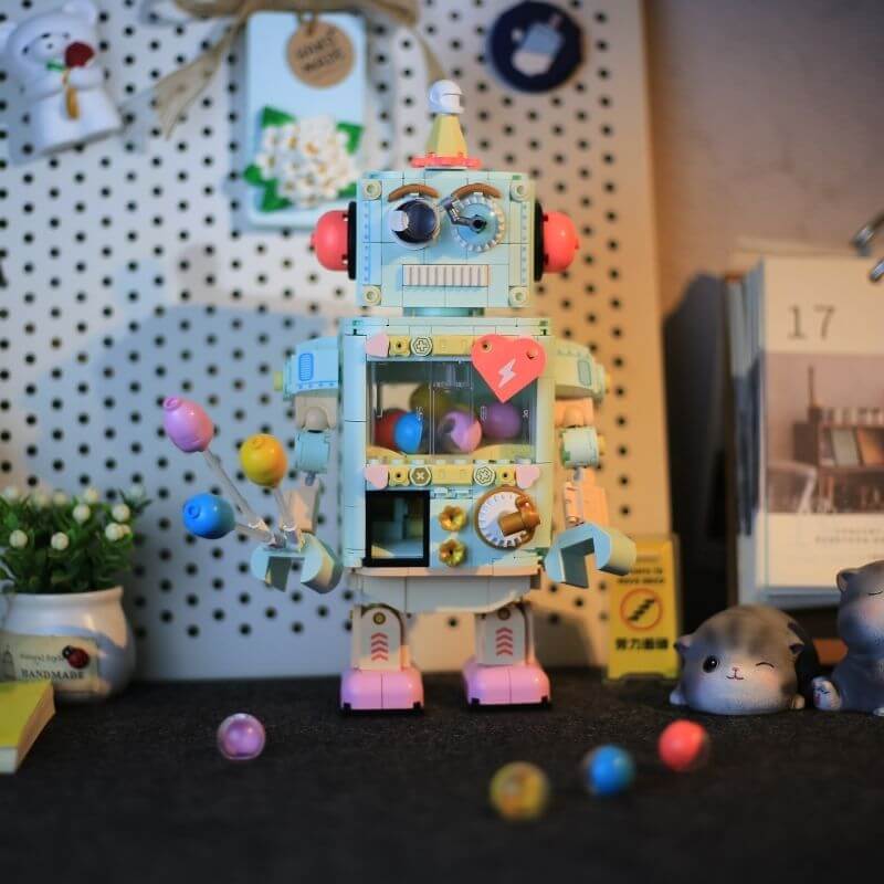 Vintage Gumball Machine Robot