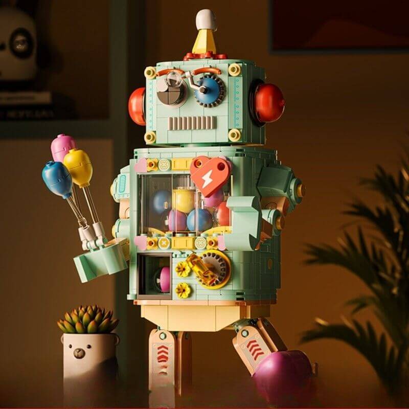 Vintage Gumball Machine Robot