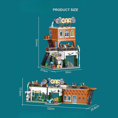 Auto Repair Shop Building Set