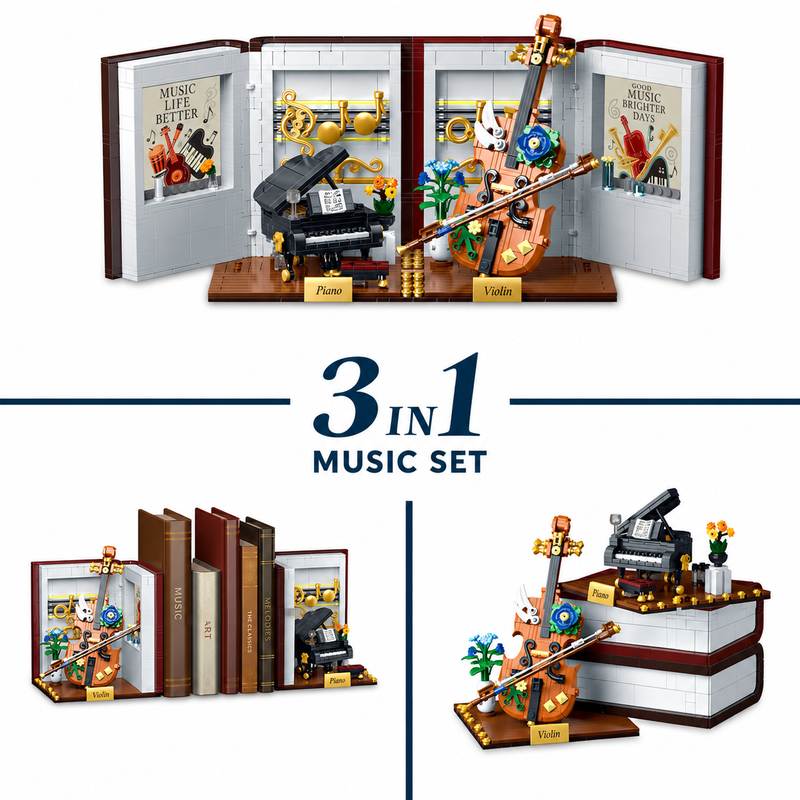 Musical Instrument Bookend