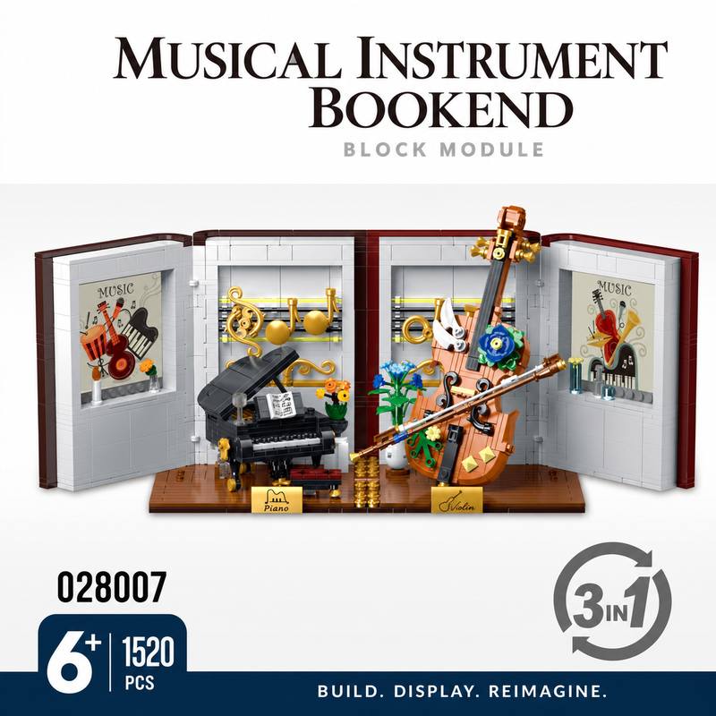 Musical Instrument Bookend