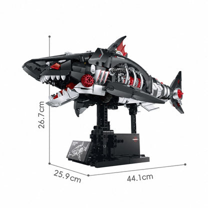 Mechshell Shark (Motorized + Mist + LED Lights)