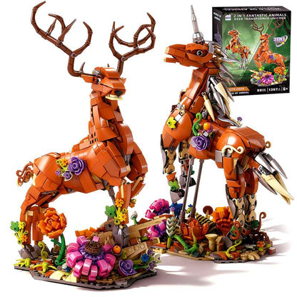 Enchanted Deer – 2-in-1 Transforming Model